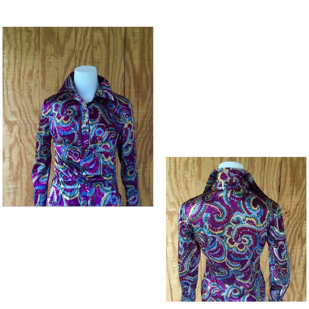 Women Printed Multicolored Long Sleeve Blouse